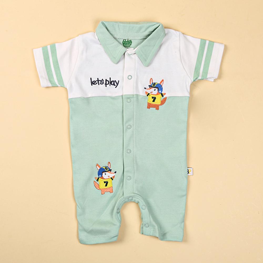 Lets Play Romper For Boys - Green (IS-74)